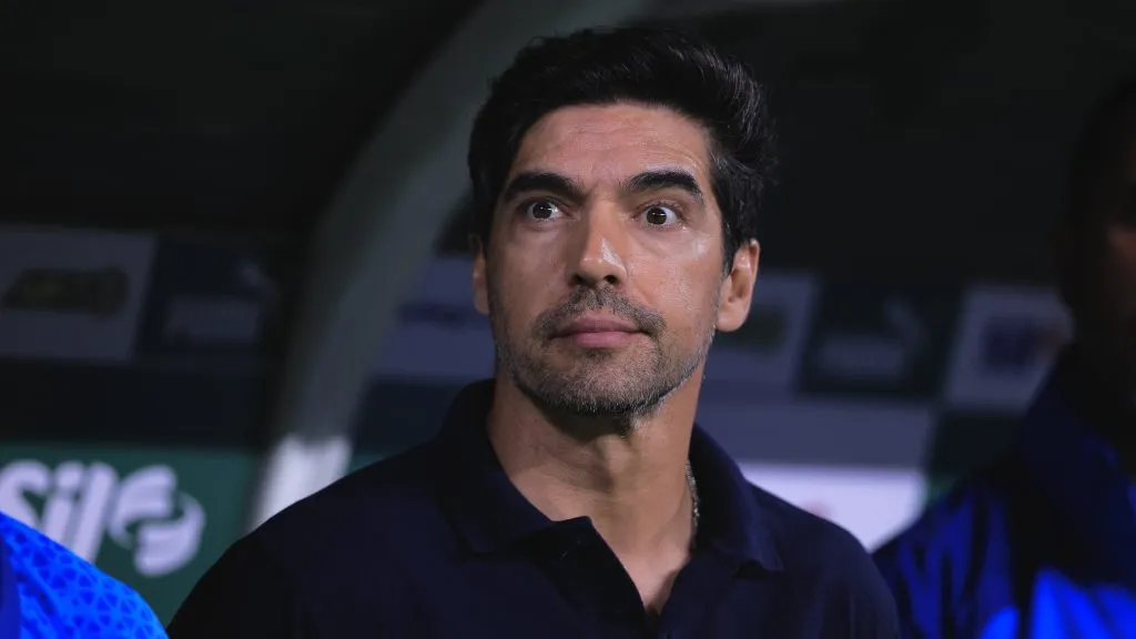 Abel Ferreira em jogo do Palmeiras