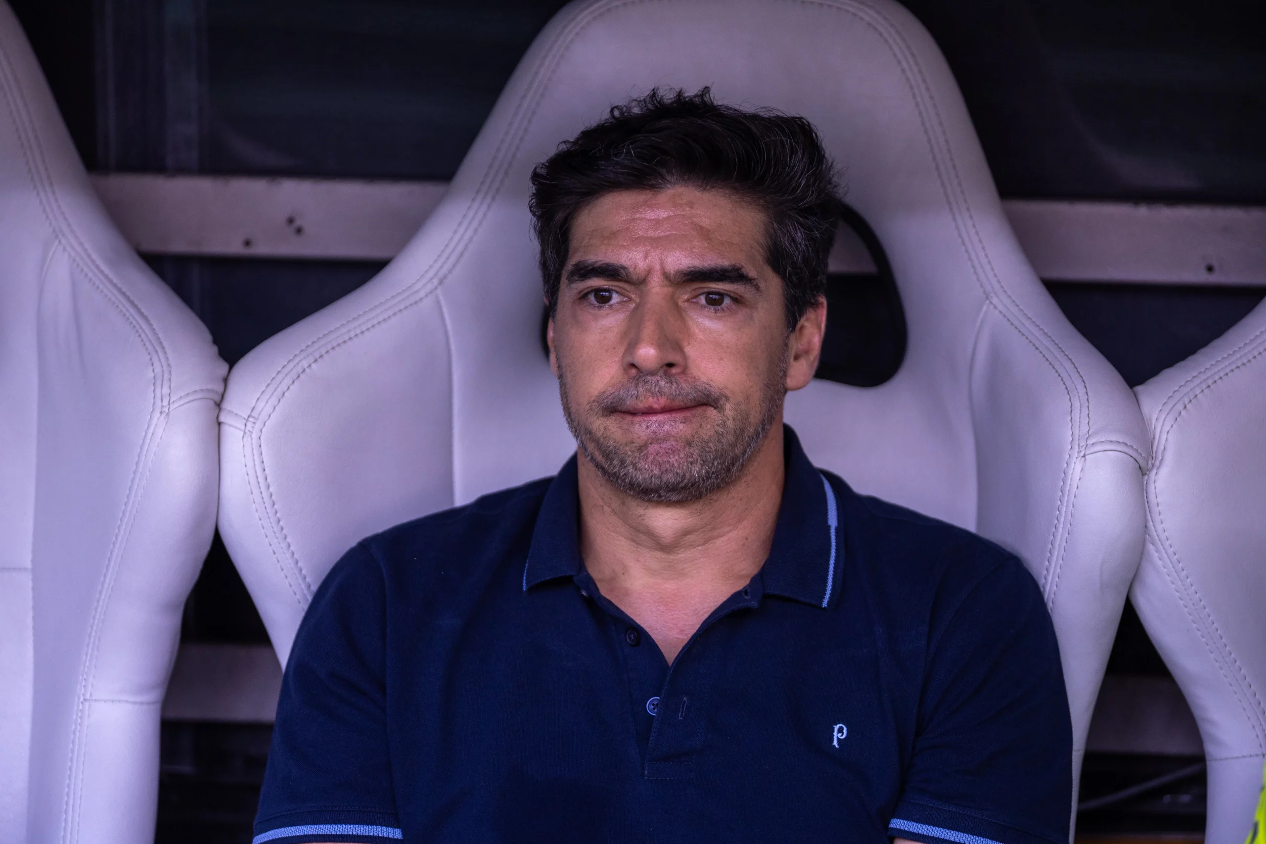 Abel Ferreira durante jogo do Palmeiras. Foto: Baggio Rodrigues/AGIF
