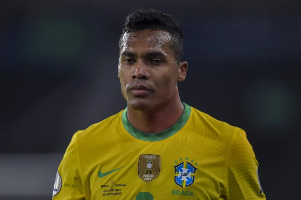 Alex Sandro jogador do Brasil durante partida contra o Colombia no estadio Engenhao pelo campeonato Copa America 2021. Foto: Thiago Ribeiro/AGIF