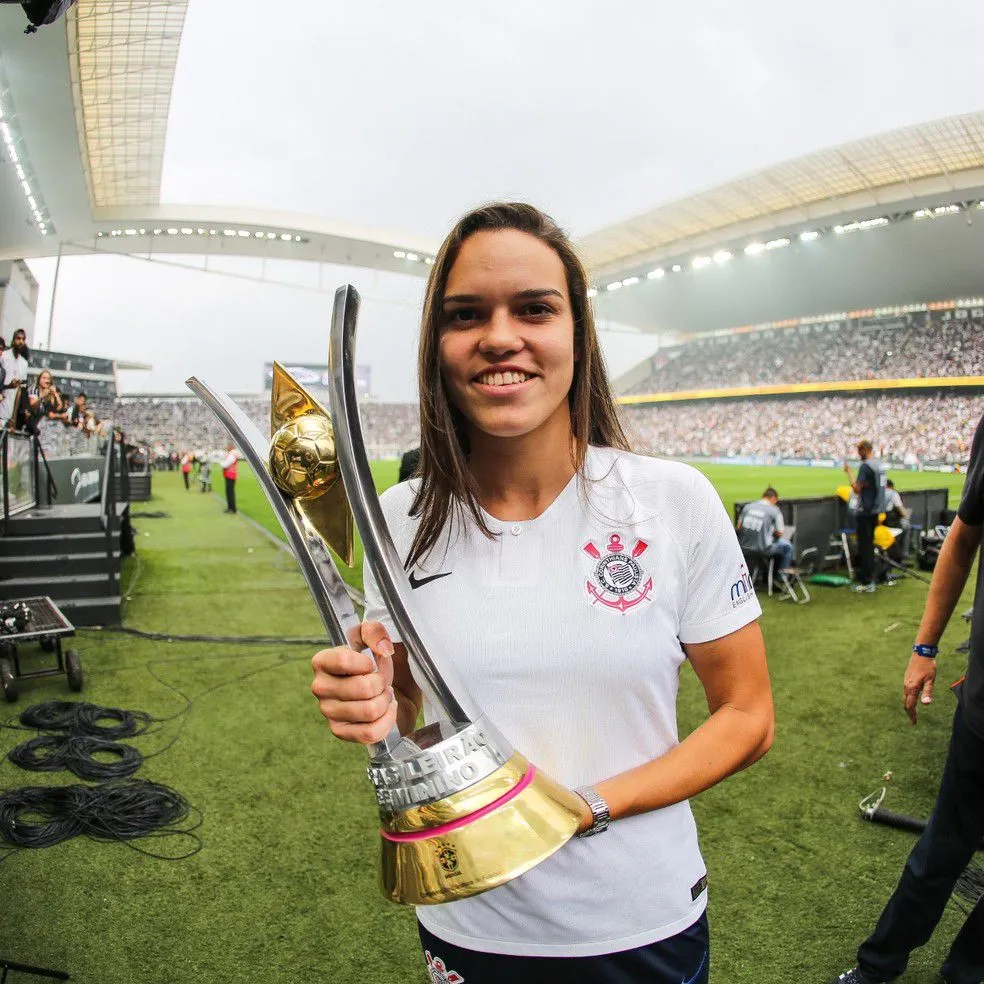 Ana Vitória com as Brabas. Foto: Corinthians/Flickr