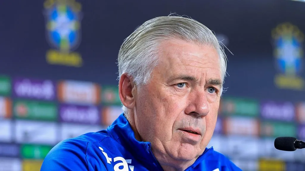 Carlo Ancelotti, treinador do Brasil.