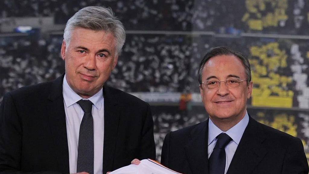 Florentino Perez é o presidente do Real Madrid – Foto: Denis Doyle/Getty Images