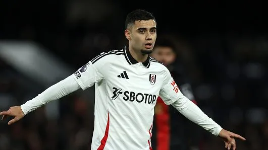 Andreas Pereira durante partida. Foto: Eddie Keogh/Getty Images