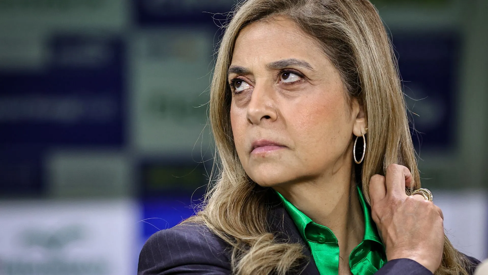 Leila Pereira, presidente do Palmeiras. Foto Fabio GiannelliAGIF