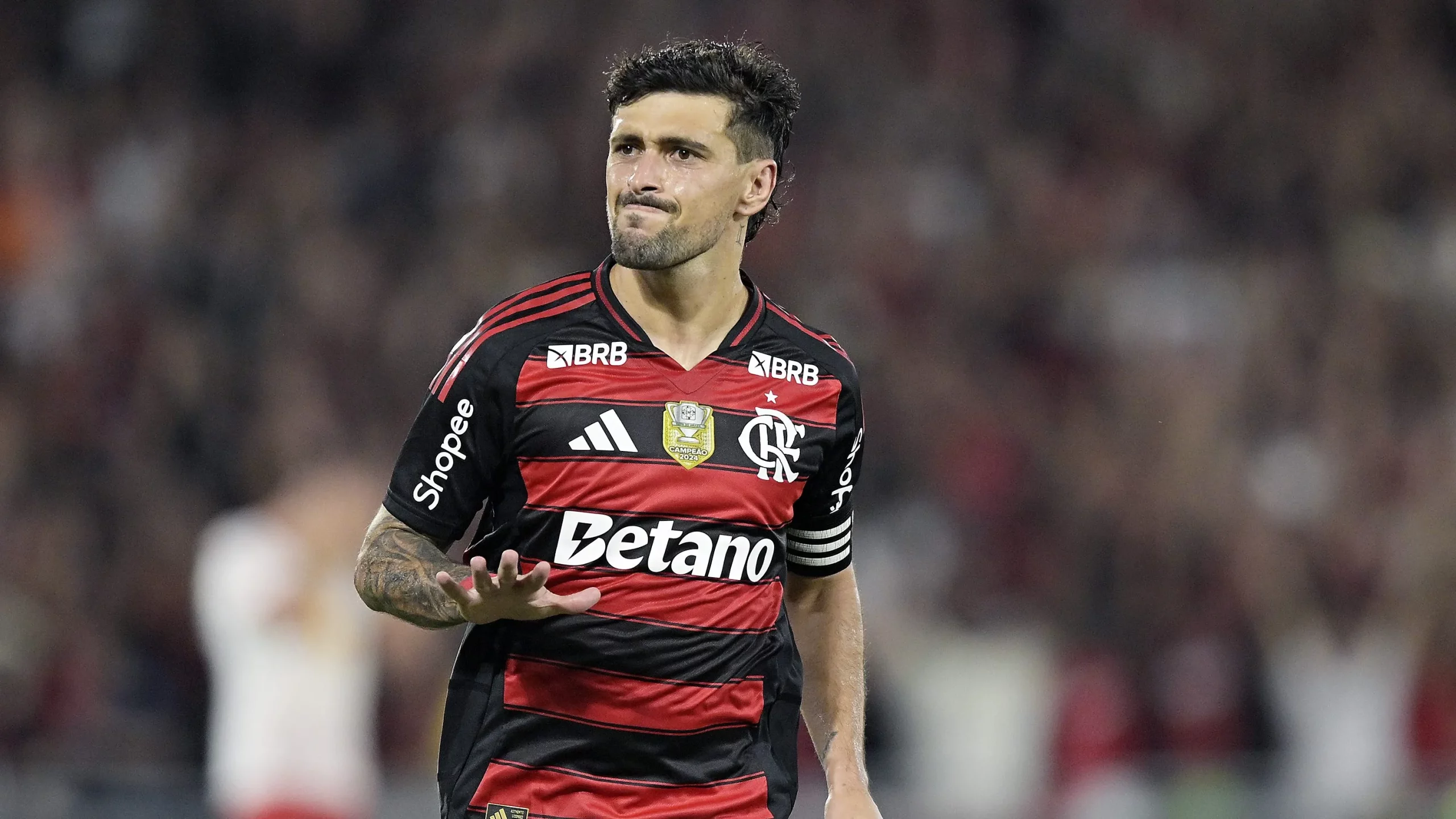 Arrascaeta é um dos jogadores que mais atuaram pelo Palmeiras. Foto: Alexandre Loureiro/AGIF