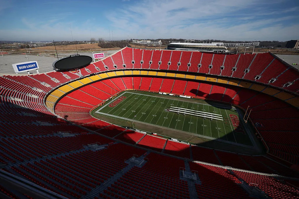 A general view of the stadium at GEHA Field at Arrowhead Stadium on December 09, 2025 in Kansas City, Missouri. (Photo by Dan Mullan/Getty Images)