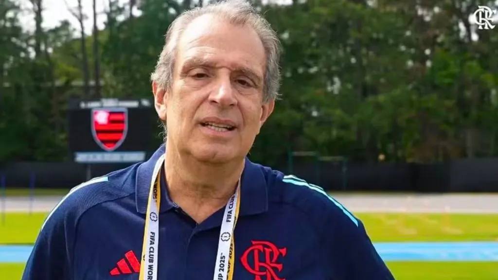 BAP durante entrevista. Foto: Reprodução/Flamengo TV