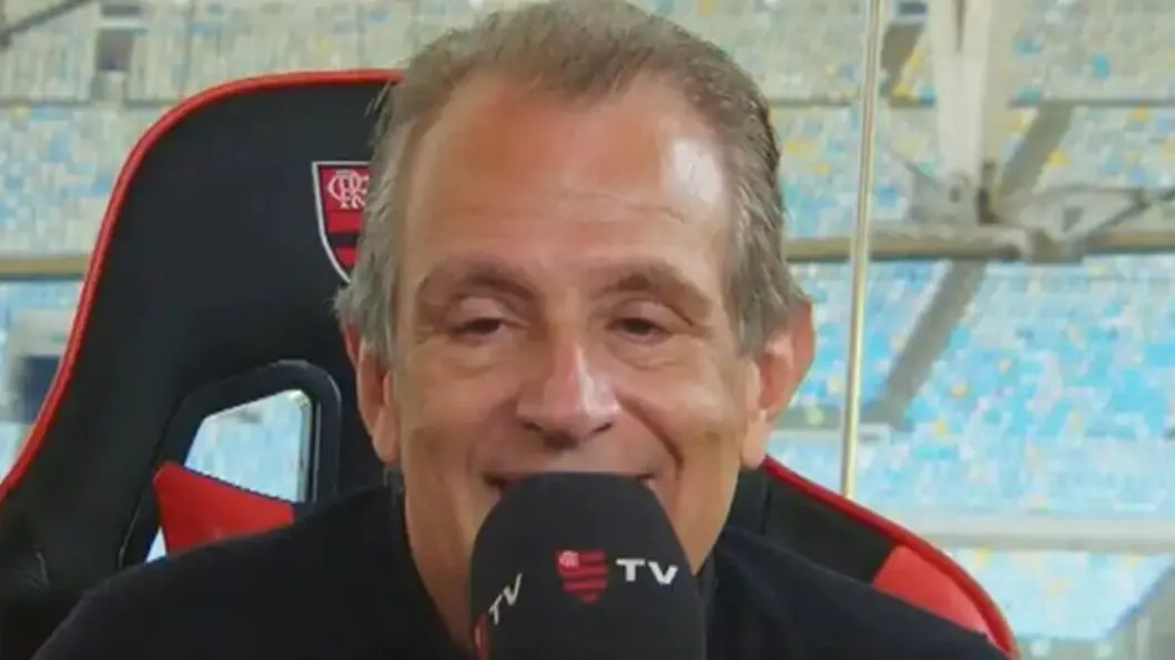 Bap, presidente do Flamengo. Foto: Reprodução/FlamengoTV