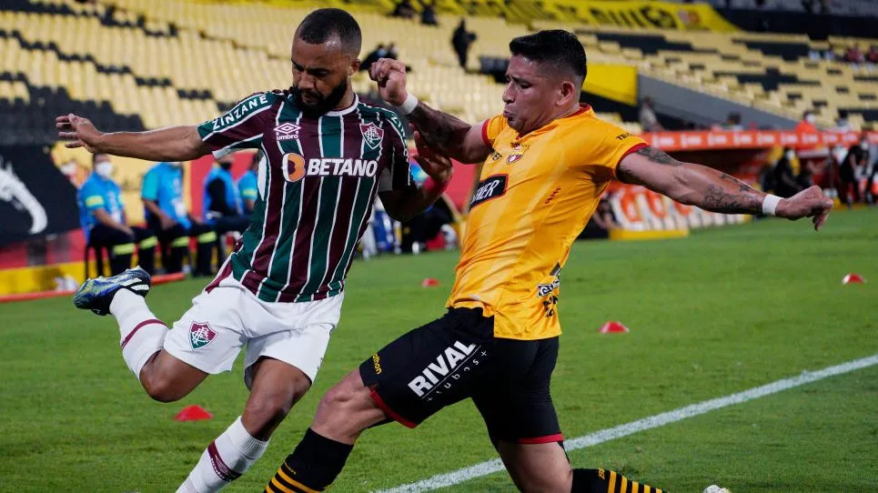 Barcelona SC contra brasileiros. Foto: Santiago Arcos-Pool/Getty Images