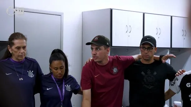 Bastidores das Brabas no Paulistão. Foto: Reprodução/Corinthians TV