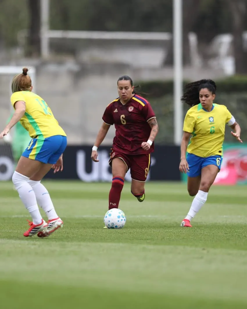 Brasil x Venezuela. Foto: Divulgação/Seleção Venezuelana