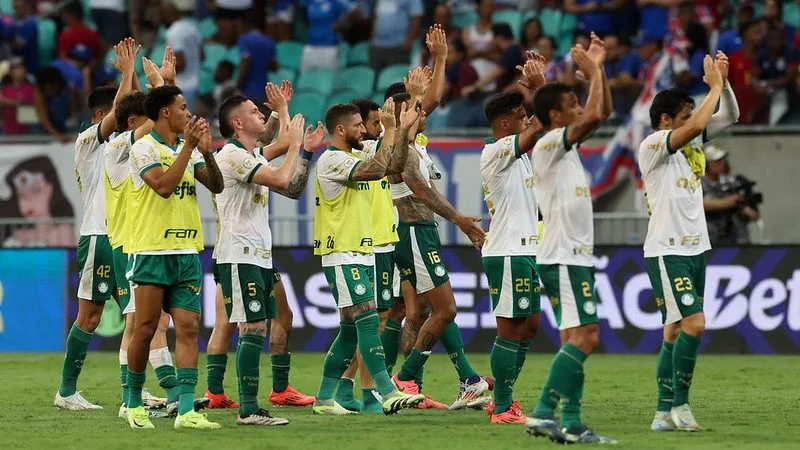 Palmeiras no Brasileirão. Foto: Cesar Greco/Palmeiras