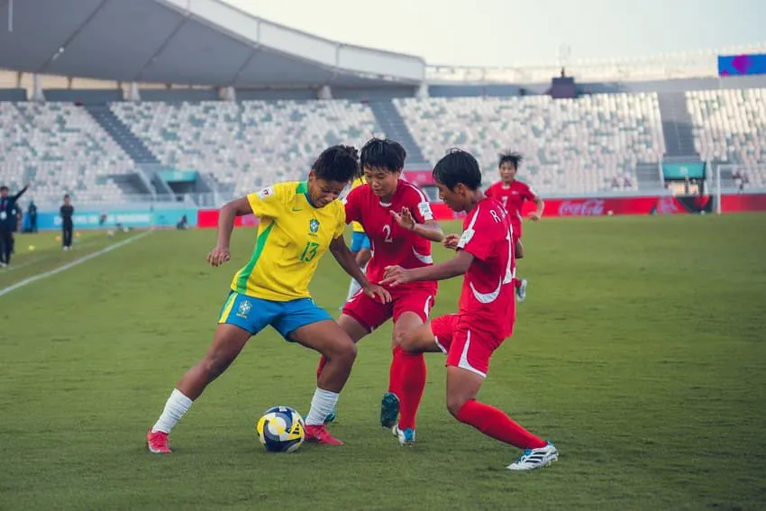 Brasileiras caem para a Coreia. Foto: Fábio Souza/CBF