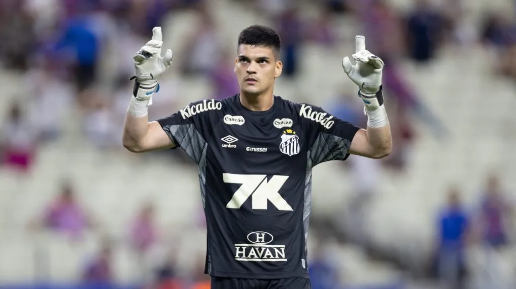 Gabriel Brazão, goleiro do Santos