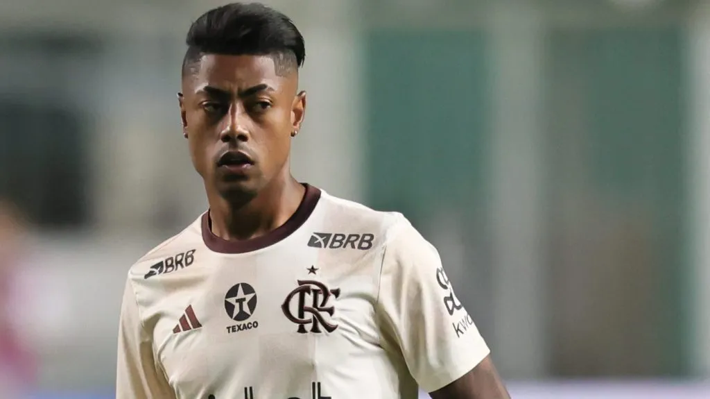 Bruno Henrique em partida do Flamengo