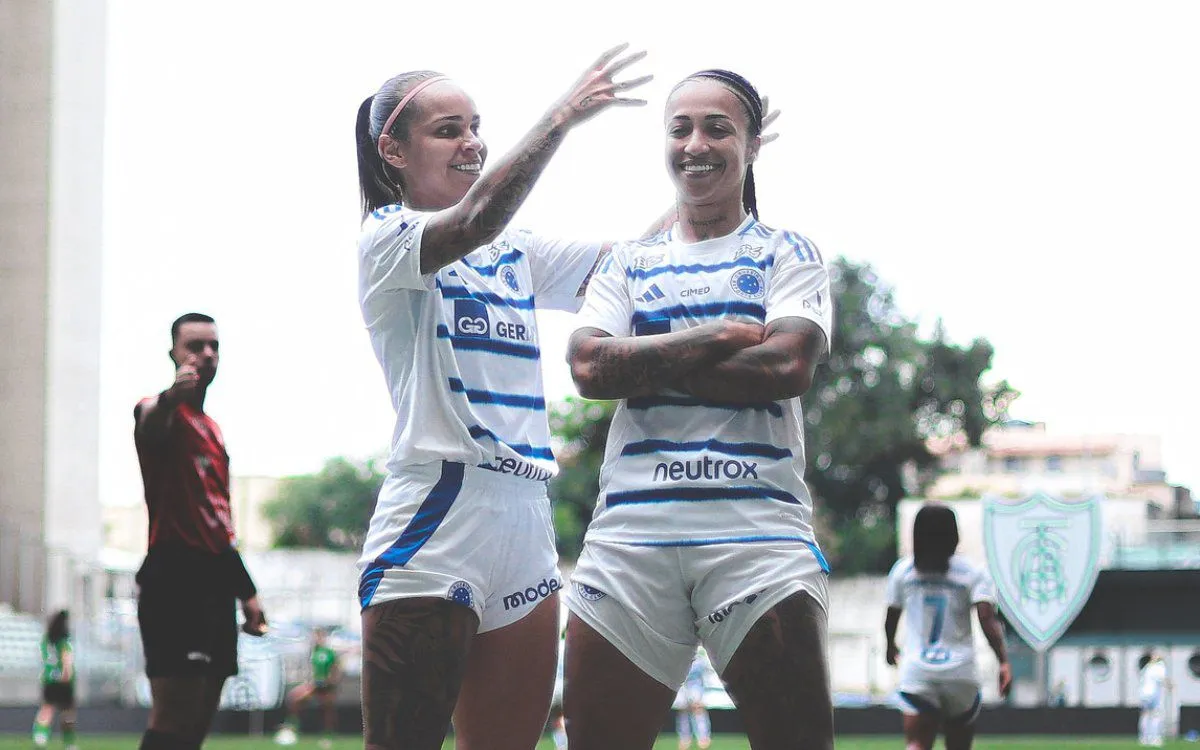 Byanca Brasil durante o Campeonato Mineiro. Foto: Gustavo Martins/Cruzeiro