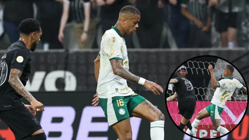Caio Paulista montagens em Corinthians x Palmeiras - Foto: Cesar Greco/Ag. Palmeiras