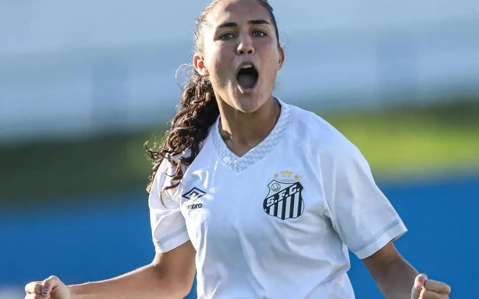 Camile Abreu é formada na base do Santos. Foto: Reinaldo Campos/Santos FC