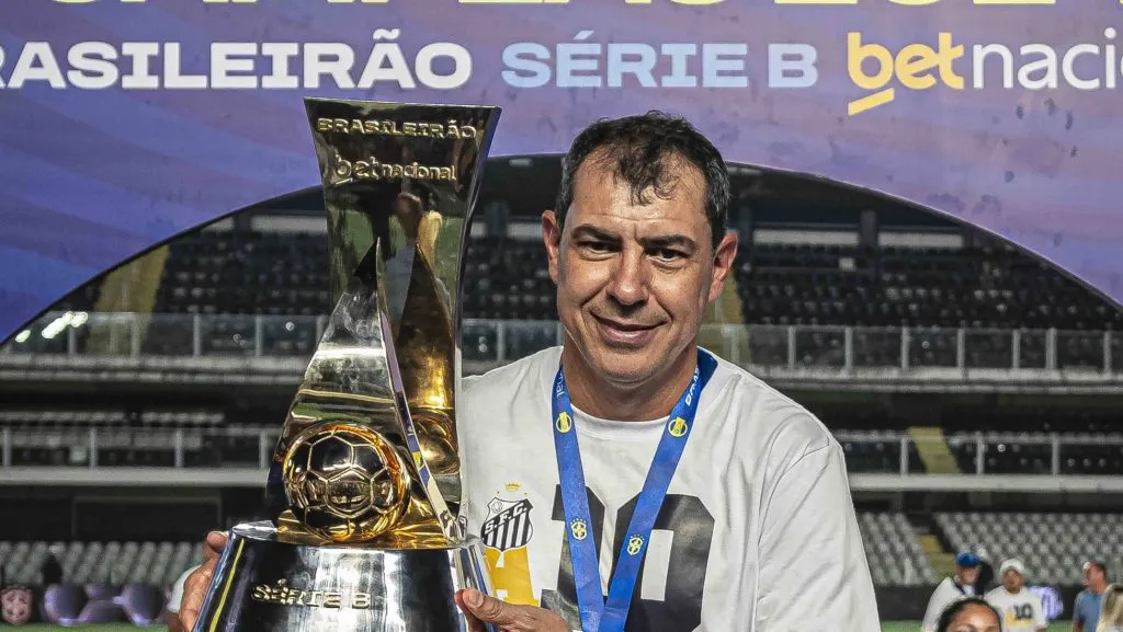 Fábio Carille, do Santos. IMAGO / Fotoarena