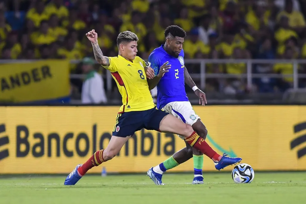 Carrascal ao lado de Emerson. Photo by Gabriel Aponte/Getty Images