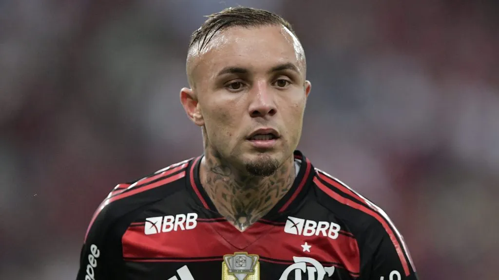 Cebolinha tem queda de participações de gols pelo Flamengo em 2025. Foto: Thiago Ribeiro/AGIF