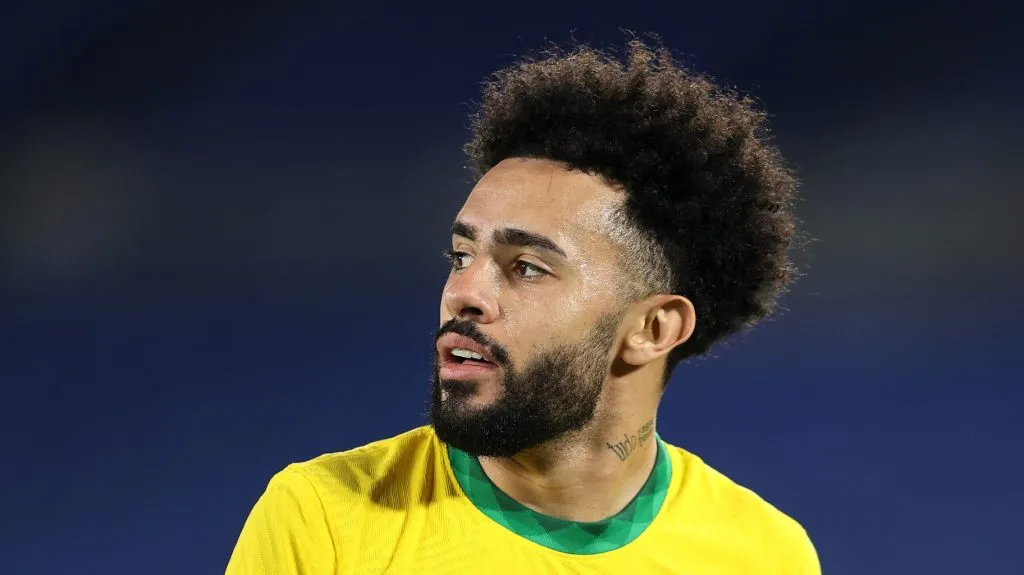 Claudinho, meia seleção. (Foto de François Nel/Getty Images)