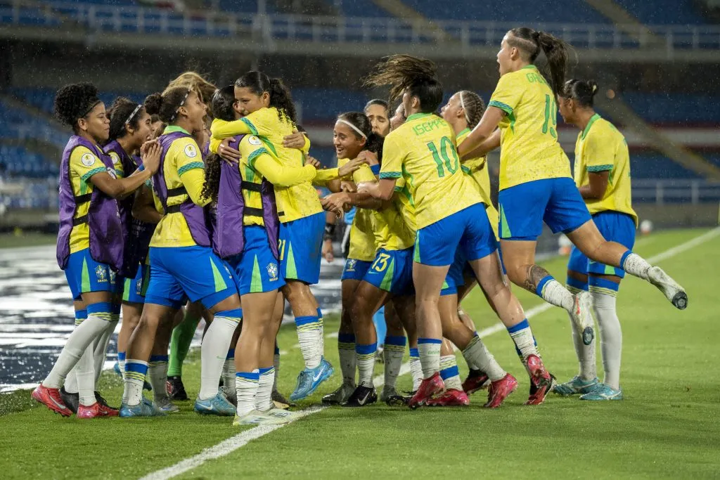 Comemoração Brasil Sub-17. Foto: Nelson Terme/CBF