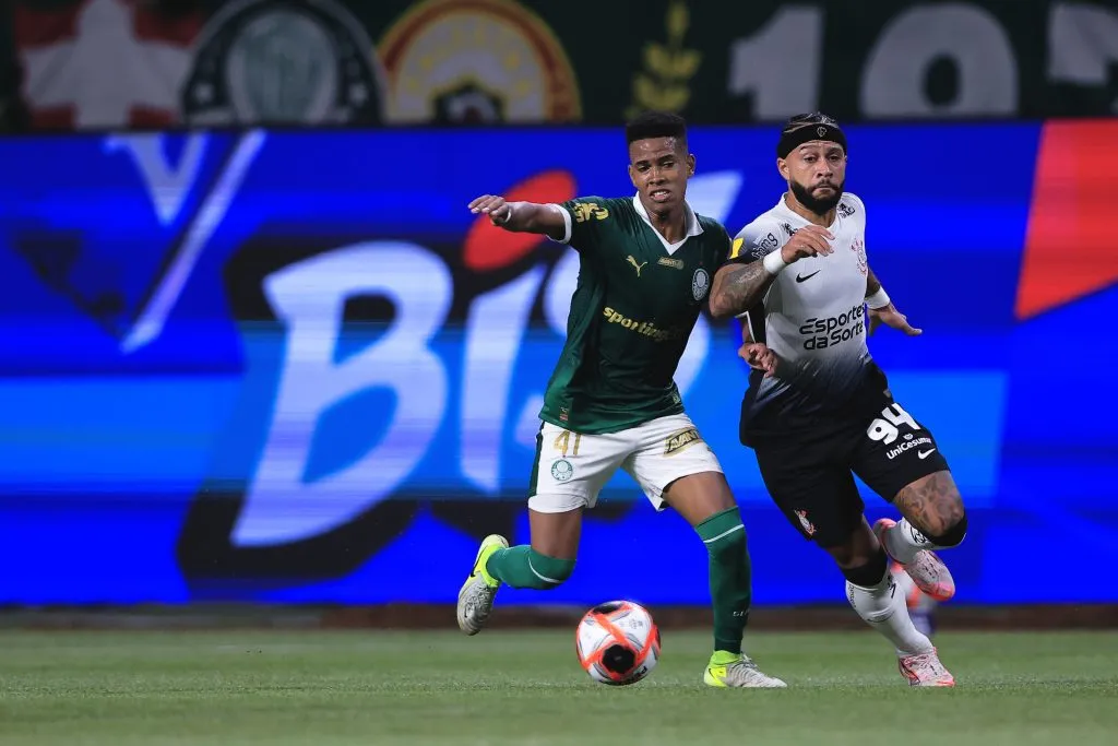 Palmeiras e Corinthians ficaram no empate pelo Paulistão. Foto: Ettore Chiereguini/AGIF