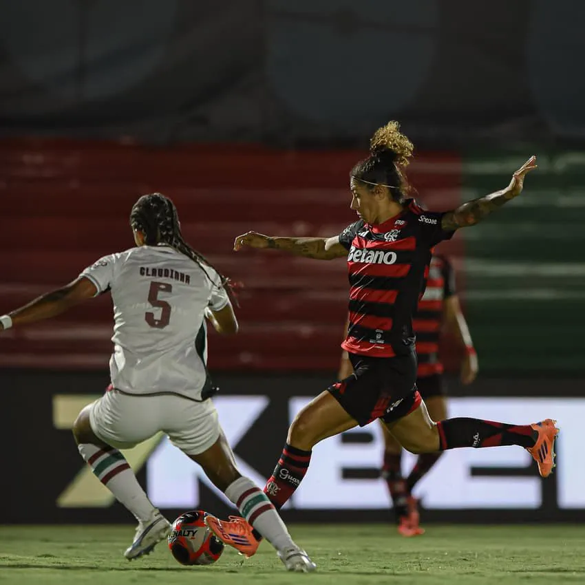 Cristiane durante final do Cariocão 2025. Foto: Paula Reis/CRF