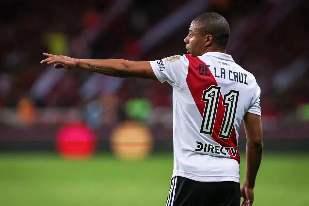 De La Cruz brilhou com a camisa do River Plate. Foto: Maxi Franzoi/AGIF