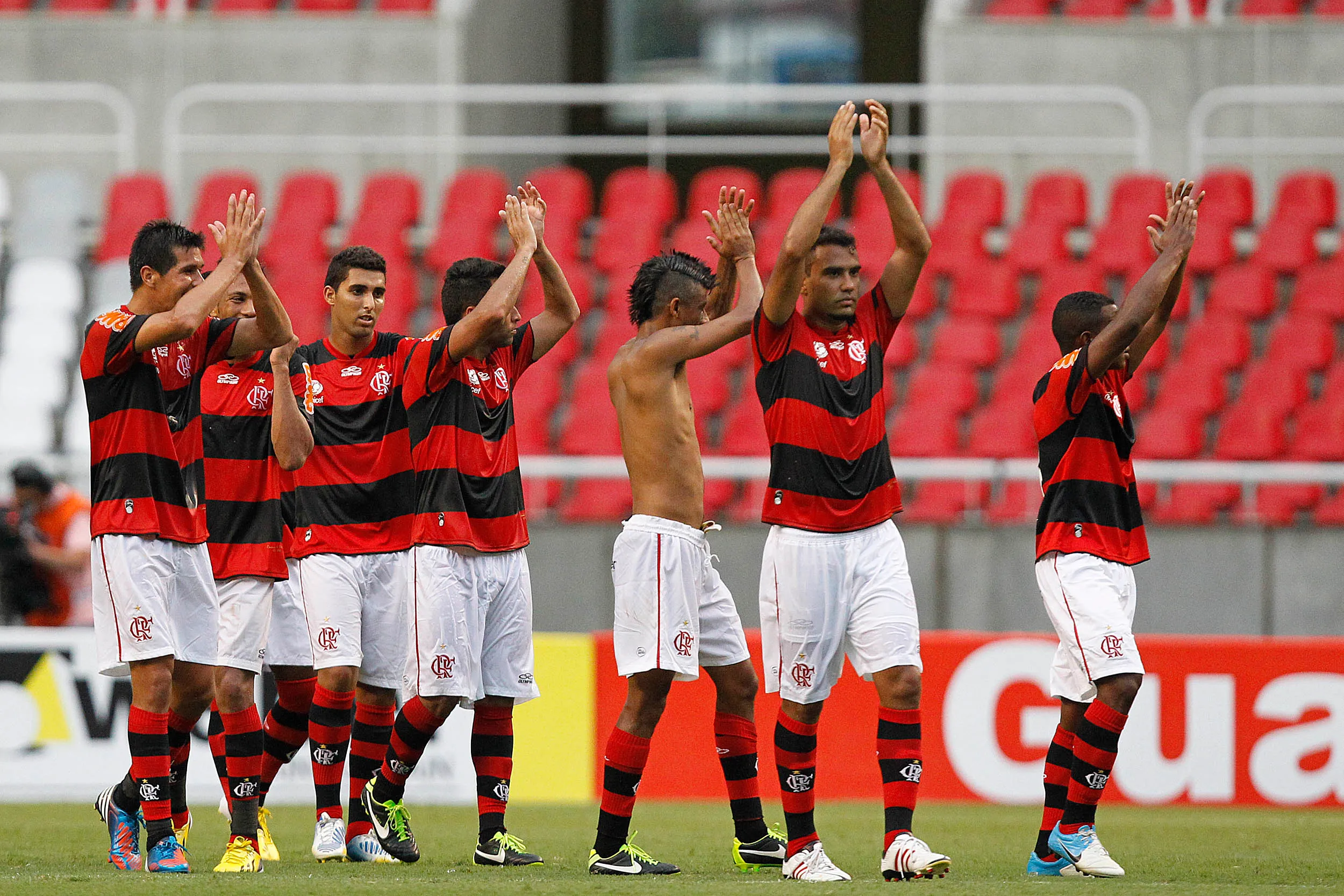 Flamengo x Quissama pelo Campeonato Carioca 2013 no Engenhao. 19 de Janeiro de 2013, Rio de Janeiro, Rio de Janeiro, Brasil. Foto: Wagner Meier/AGIF