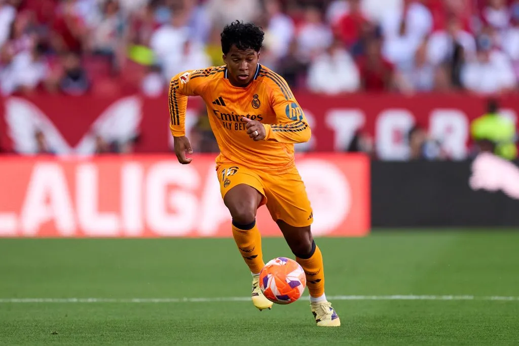 Endrick jogou muito pouco pelo Real Madrid - Photo by Angel Martinez/Getty Images.
