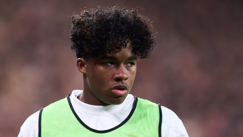 – Endrick, atacante do Real Madrid (Foto: Juan Manuel Serrano Arce/Getty Images)