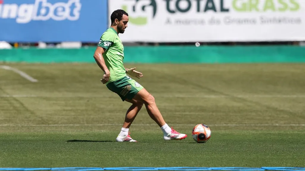 Felipe Anderson melhorou, mas segue abaixo do esperado -  (Foto: Cesar Greco/Palmeiras/by Canon)