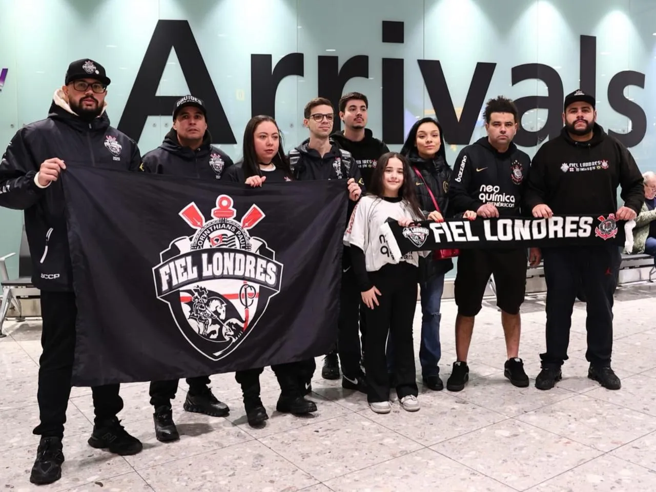 Fiel apoiando rumo ao Mundial. Foto: Rodrigo Gazzanel/Ag. Corinthians