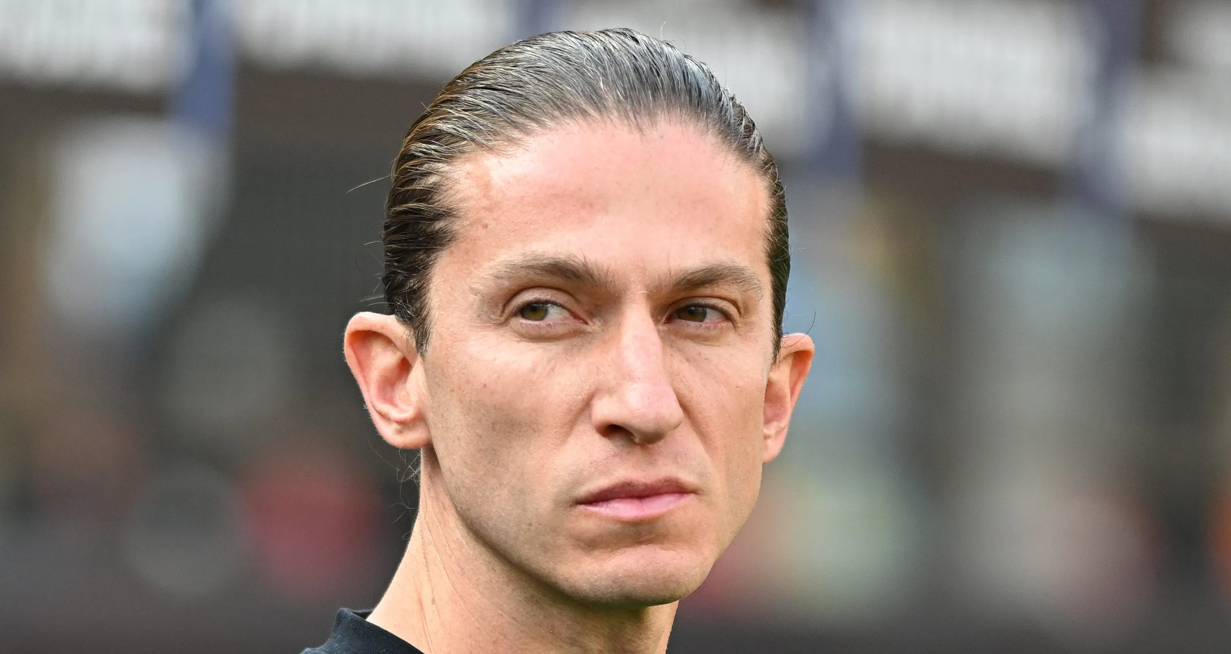 Filipe Luís, técnico do Flamengo em partida pelo campeonato brasileiro (Foto:Rodrigo Valle/Getty Images)