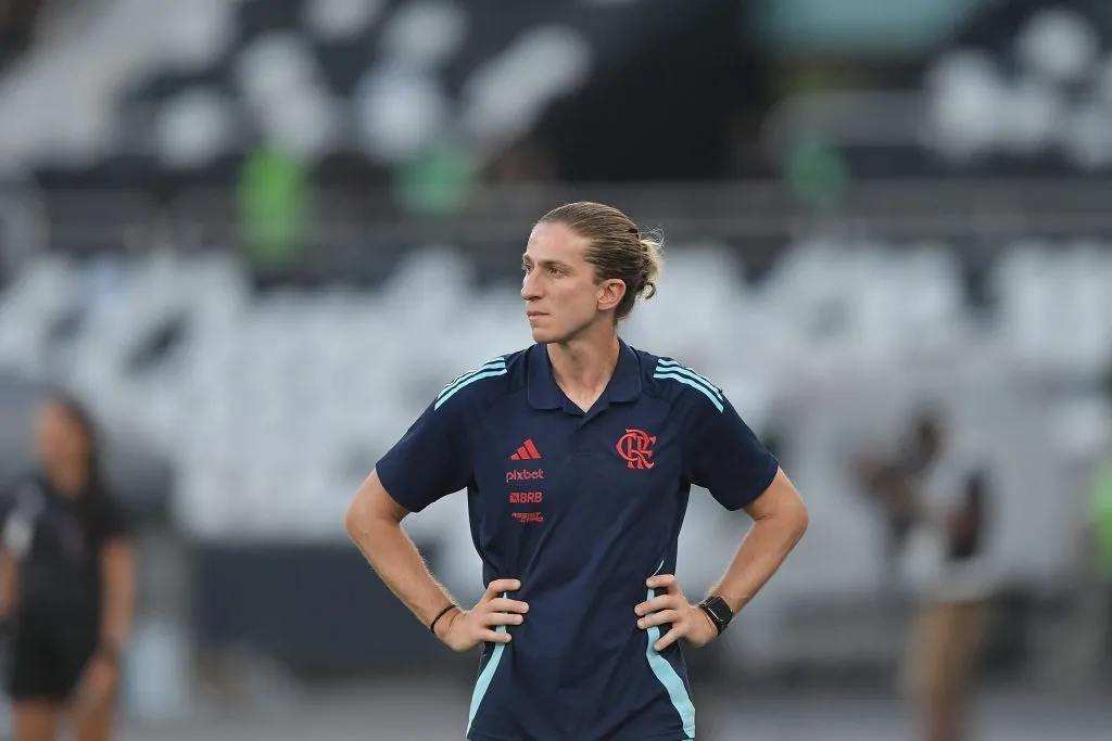 Filipe Luís, treinador do Flamengo