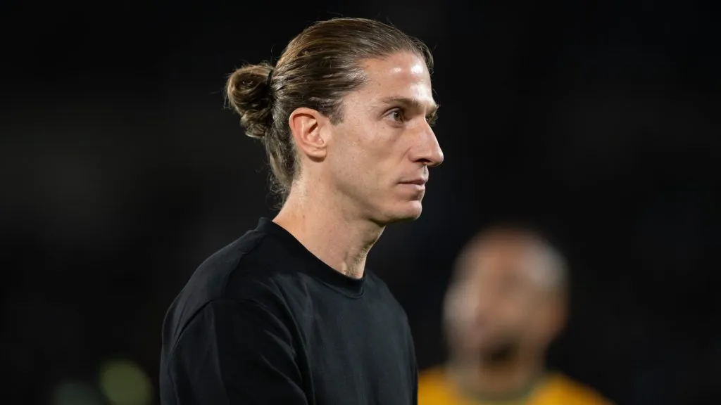 Filipe Luís, técnico do Rubro-Negro. Foto: Jorge Rodrigues/AGIF.