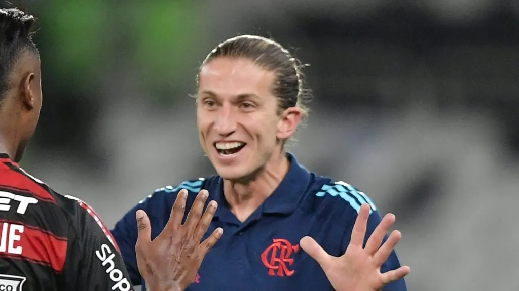 Filipe Luis técnico do Flamengo – Foto: Thiago Ribeiro/AGIF