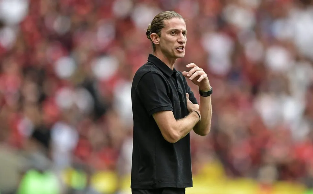 Filipe Luís, treinador do Flamengo