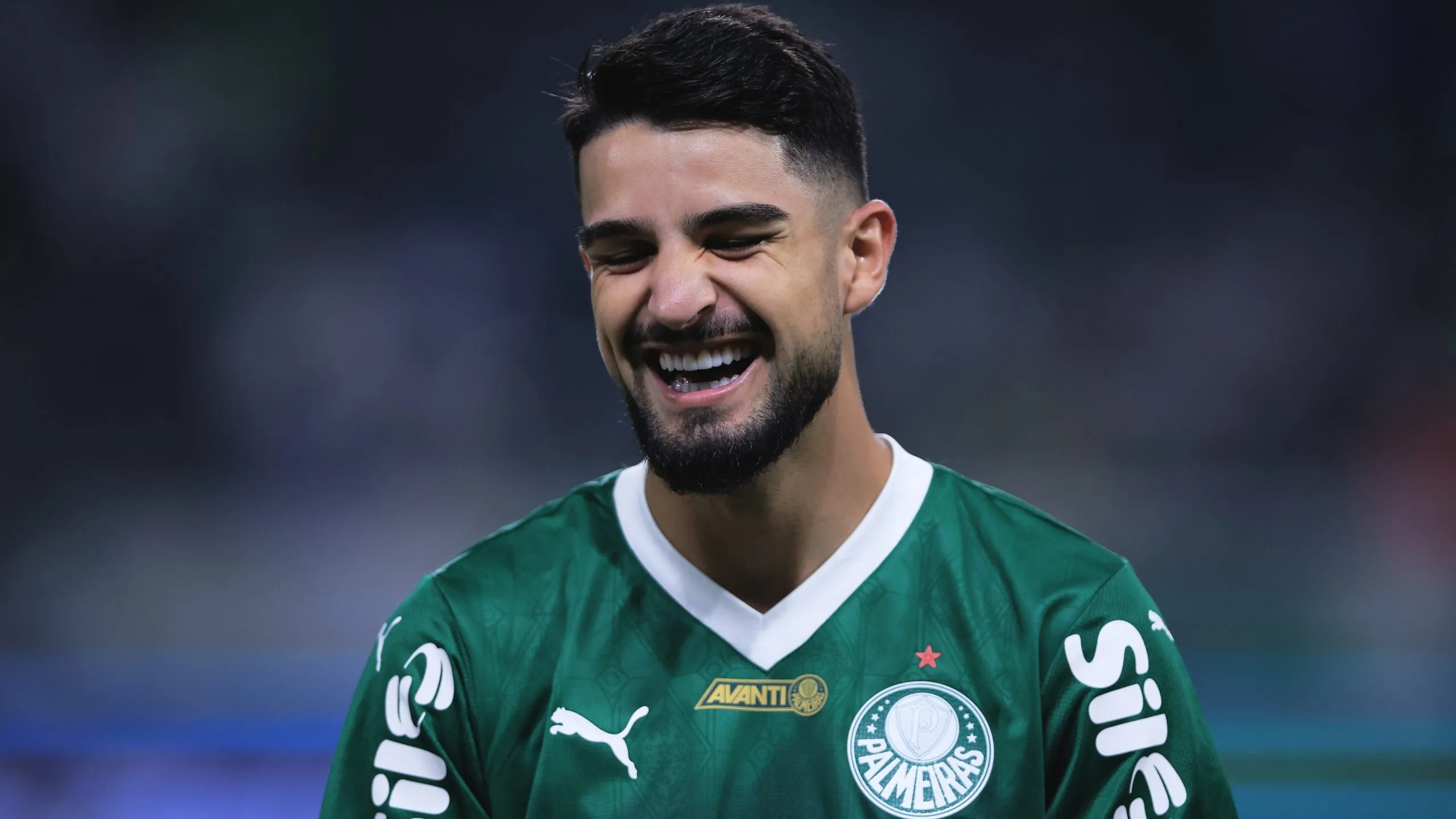 Flaco Lopez, jogador do Palmeiras já marcou seis gols pela Copa Libertadores em 2025 e segue escrevendo histórica com camisa alviverde. Foto: Ettore Chiereguini/AGIF