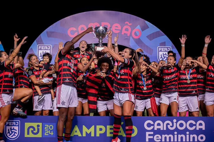 Flamengo foi o campeão de 2024. Foto: Paula Reis/Flamengo