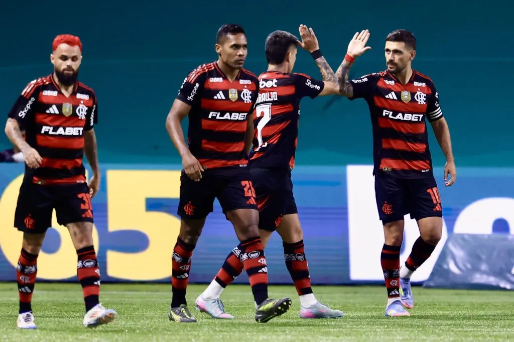 No 1° turno, o Flamengo venceu pelo placar de 2 a 0. Foto: Marcello Zambrana/AGIF