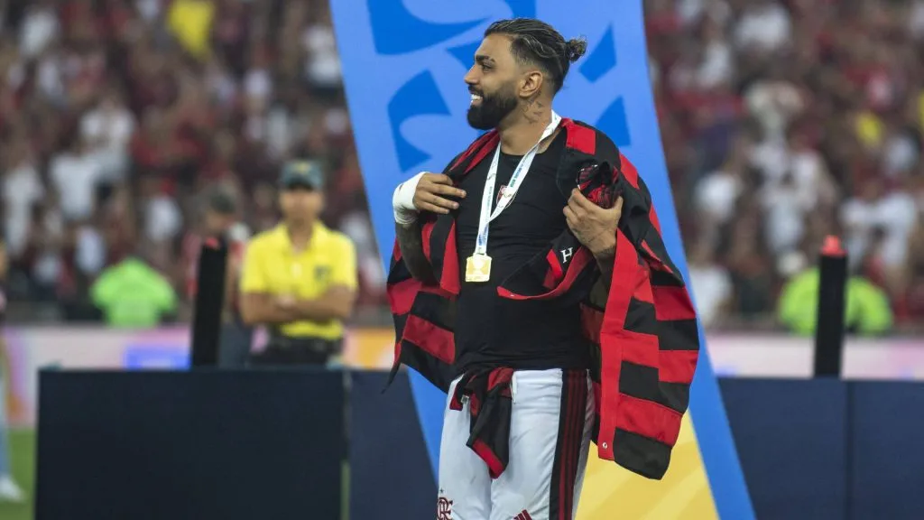 Gabigol vem buscando elevar o nível em campo – Foto:  IMAGO / Fotoarena
