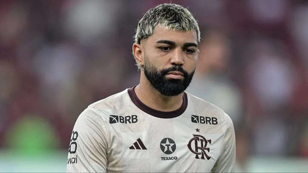 Gabgol durante partida. Foto: Thiago Ribeiro/AGIF