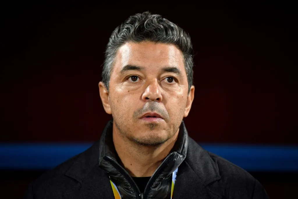 Gallardo, técnico do River Plate - Foto: Tolib Kosimov/Getty Images.