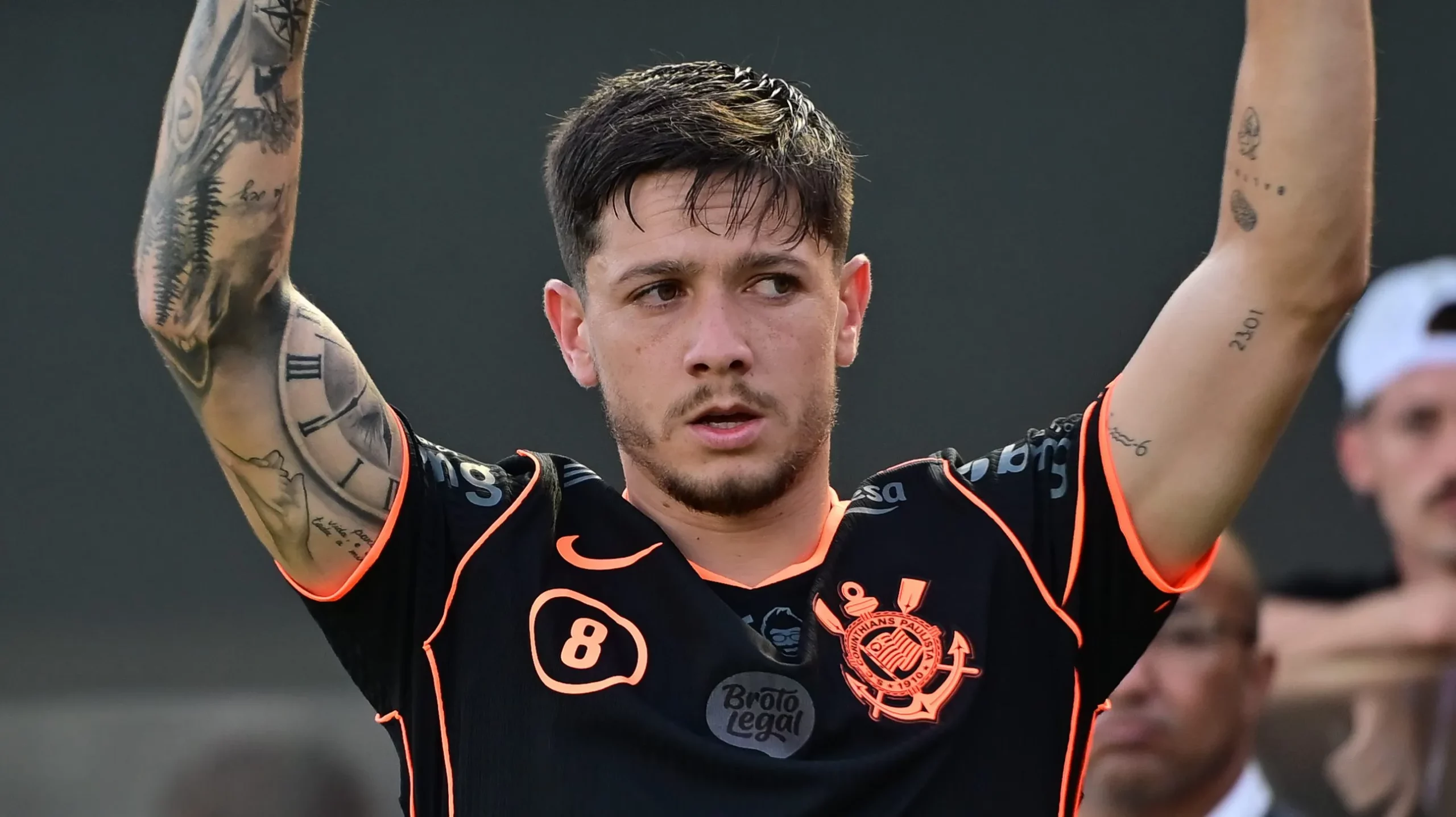 Garro no Corinthians. Foto: Jota Erre/AGIF