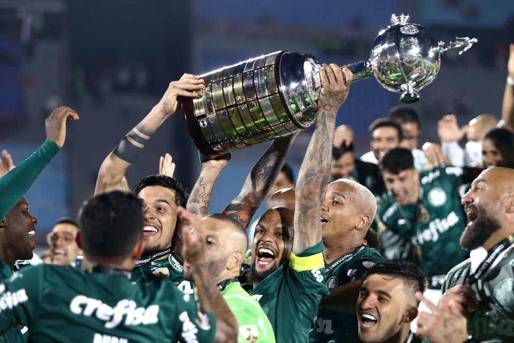 Palmeiras venceu duas edições sob comando de Abel. Foto: Ernesto Ryan/Getty Images