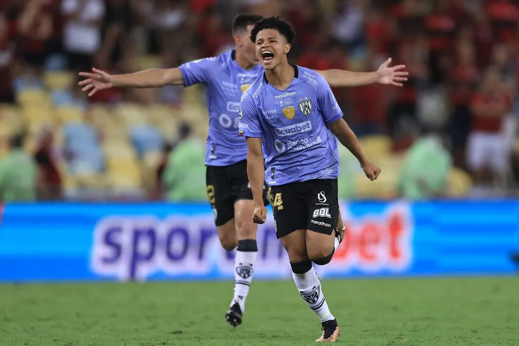 Patrik Mercado, do Independiente Del Valle, foi oferecido à mesa do Palmeiras – Foto: Buda Mendes/Getty Images