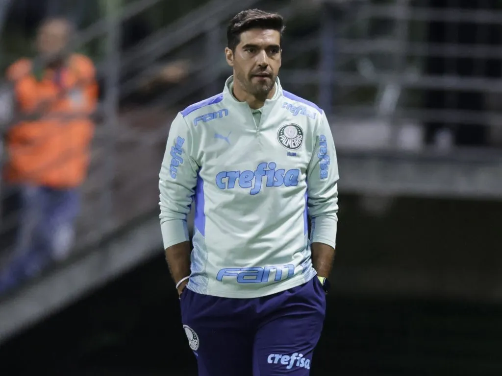 Abel Ferreira comandando o Palmeiras
